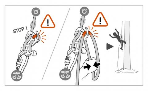 Imagen oficial de Petzl PIRANA Descender publicada por OECD 2