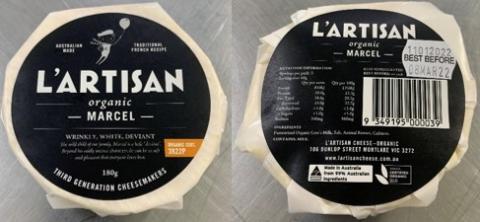 Imagen oficial de L'Artisan Cheese - Organic Marcel 180g publicada por OECD