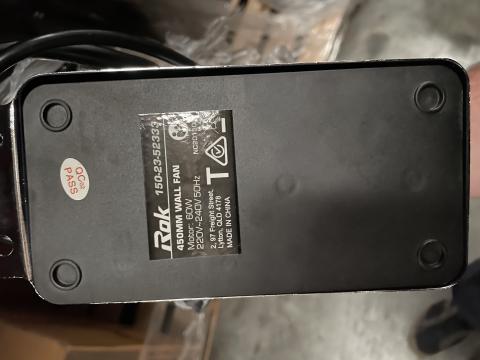 Imagen oficial de ROK Metal Wall Fan 450mm publicada por OECD 2
