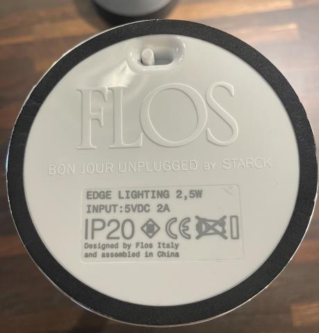 Imagen oficial de FLOS Bon Jour Unplugged Table Lamp publicada por OECD 3