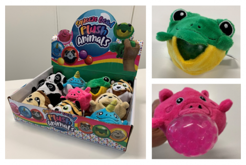 Imagen oficial de Squeeze Bead Plush Animal Toy publicada por OECD