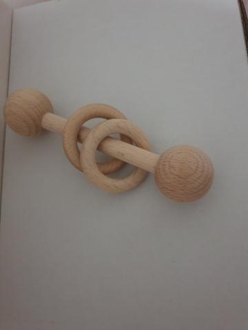 Imagen oficial de Wooden Rattle Teether publicada por OECD