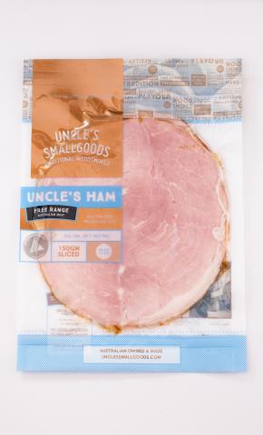Imagen oficial de Uncle’s Ham Free Range 150g publicada por OECD