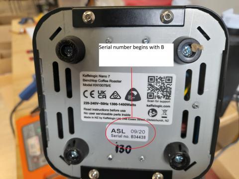 Imagen oficial de Kaffelogic Nano7 Coffee Roaster publicada por OECD 2