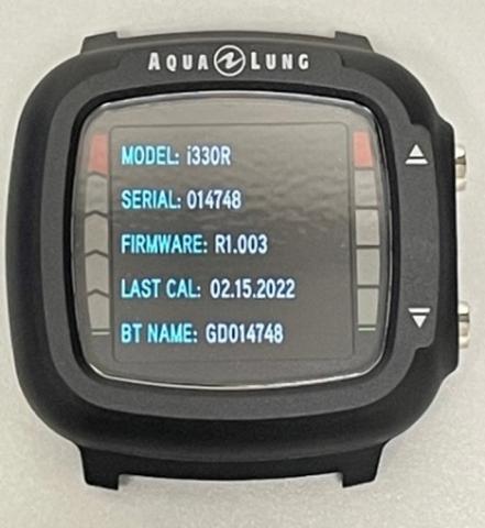 Imagen oficial de Aqualung i330R Dive Computer publicada por OECD 2