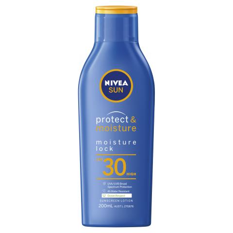 Imagen oficial de NIVEA Sun Protect & Moisture SPF30 Sunscreen Lotion 200ml publicada por OECD