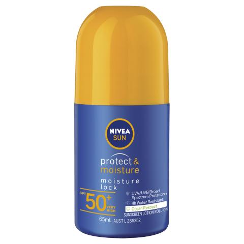 Imagen oficial de NIVEA Sun Protect & Moisture SPF50+ Sunscreen Roll On 65ml publicada por OECD