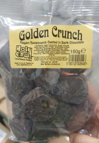Imagen oficial de Golden Crunch Vegan Honeycomb Coated in Dark Chocolate publicada por OECD