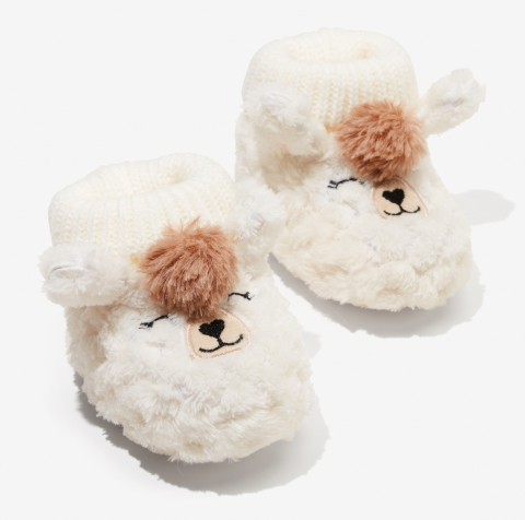 Imagen oficial de Cream Baby Llama Bootie publicada por OECD