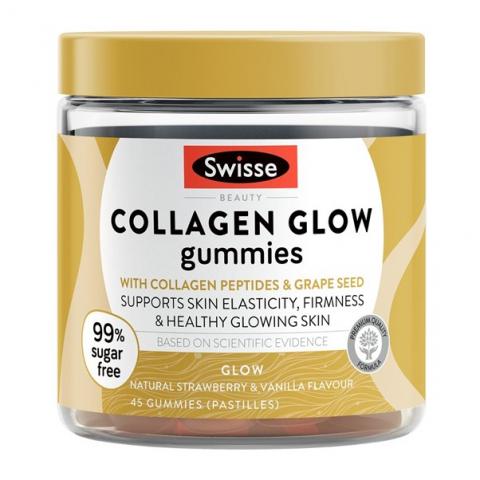 Imagen oficial de Swisse Beauty Collagen Glow Gummies publicada por OECD
