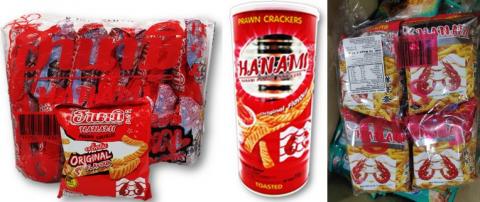 Imagen oficial de Hanami Toasted Prawn Crackers Original 15g, 30g, 60g and 110g publicada por OECD