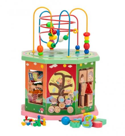 Imagen oficial de Wooden Bead Octagon Toy Set publicada por OECD