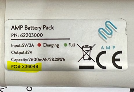 Imagen oficial de AMP External Battery Pack for Whisper Cellular Shades publicada por OECD 2