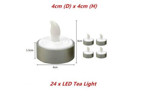 Imagen oficial de LED Tea Light Candles 24 Pack publicada por OECD 4