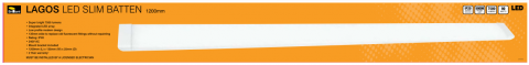 Imagen oficial de Lagos 90w LED Slim Batten 1200mm Linear Lighting Fixture publicada por OECD