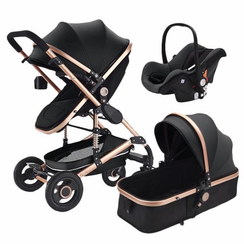 Imagen oficial de 3 in 1 Pram Bassinet with Push Chair Set publicada por OECD