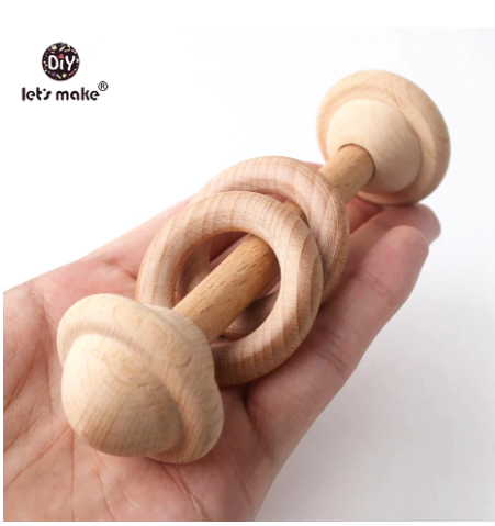 Imagen oficial de Wooden Baby Rattle publicada por OECD 2