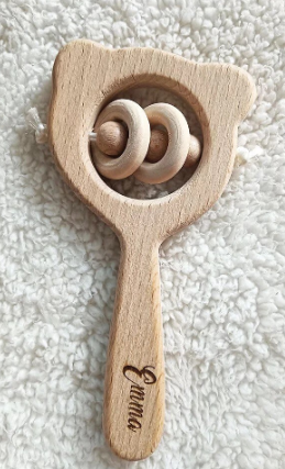 Imagen oficial de Personalised Wooden Rattle publicada por OECD 3