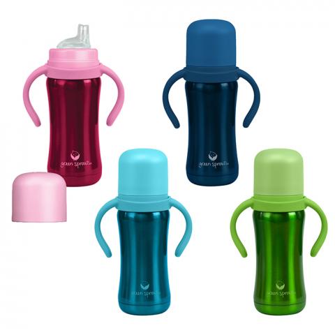 Imagen oficial de For Baby and Up - Green Sprouts Stainless-steel Sippy Cup - 6oz publicada por OECD