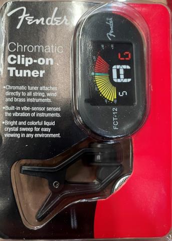 Imagen oficial de Chromatic Clip-on Tuner contained in Fender FA-125 Dreadnought Acoustic Guitar Pack publicada por OECD 2