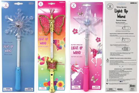 Imagen oficial de Light Up Wand - Snow Flake, Light Up Wand - Butterfly, Light Up Wand - Star publicada por OECD