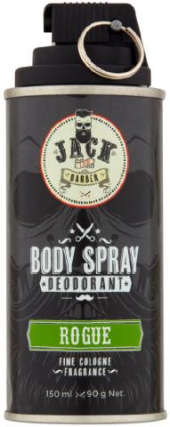Imagen oficial de Jack The Barber - Jack The Barber Body Spray 150ml/90g range - Rogue, Nomad and Rebel publicada por OECD 3