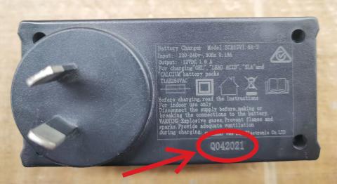 Imagen oficial de SCA 1.6 Amp 3 Stage Battery Charger publicada por OECD 2