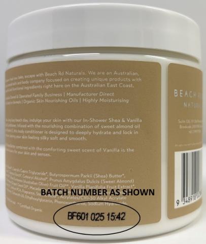 Imagen oficial de Beach Rd Naturals - In-Shower Body Conditioner 400ml publicada por OECD