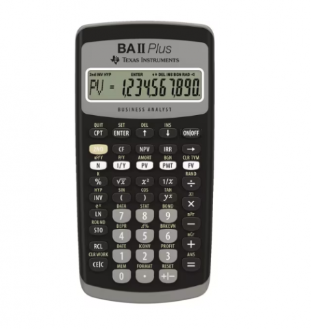 Imagen oficial de Texas Instruments BA II Plus Financial Calculator publicada por OECD