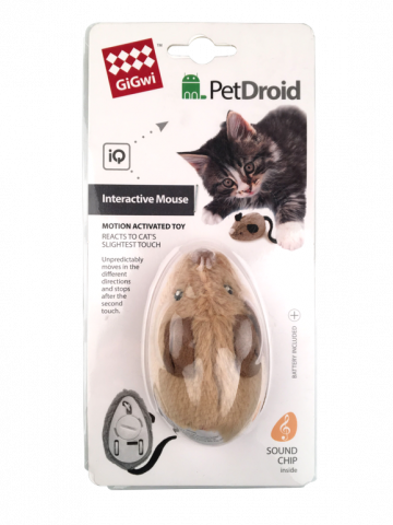Imagen oficial de GiGwi Pet Droid Motion Active Mouse Cat Toy publicada por OECD
