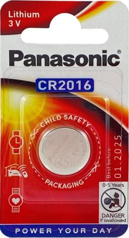 Imagen oficial de Panasonic CR2016 Lithium coin battery 3V publicada por OECD