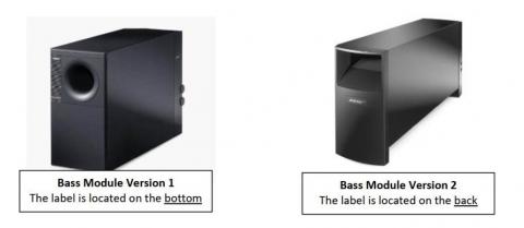 Imagen oficial de Certain Acoustimass®, Lifestyle® and Companion™ bass modules. publicada por OECD