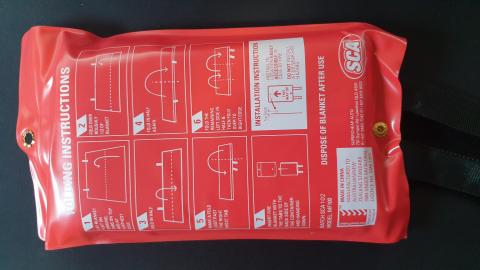 Imagen oficial de SCA fire blanket 1m x 1m publicada por OECD 2