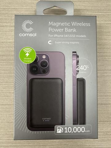 Imagen oficial de 10000mAh 20W USB-A & USB-C magnetic wireless power bank publicada por OECD 3