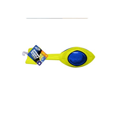 Imagen oficial de NERF Dog 4in Megaton LED ball - blue/orange and NERF Dog 12in Megaton LED vortex - blue/green publicada por OECD 2