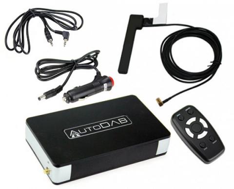 Imagen oficial de Remote control supplied with Aerpro AutoDAB+ digital radio publicada por OECD