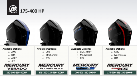 Imagen oficial de V8 200–300 HP and V6 175–225 HP FourStroke, Pro XS®, SeaPro™ and Verado® Model outboard engines and V8 250R, V8 300R and 300R HD Model outboard engines publicada por OECD 2
