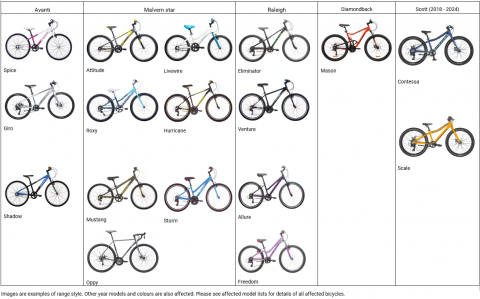 Imagen oficial de Avanti, Malvern Star, Raleigh, Diamondback & Scott bicycles (updated) publicada por OECD 2