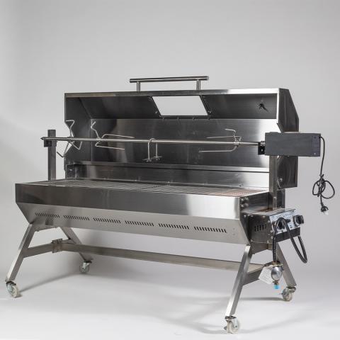 Imagen oficial de Flaming Coals SPG1500-MO005 dual fuel spit rotisserie publicada por OECD