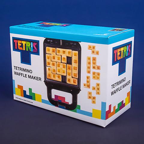 Imagen oficial de Tetris Tetrimino waffle maker publicada por OECD