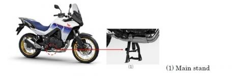 Imagen oficial de Main Center Stand for Honda XL750 23YM Motorcycles publicada por OECD