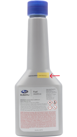 Imagen oficial de Subaru Fuel Additive SA 718 - manufactured by Bar’s Leaks Australia LP publicada por OECD 2