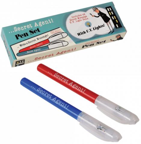 Imagen oficial de Secret Agent Invisible Spy Pens and Lightbulb Keyring publicada por OECD