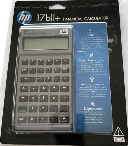 Imagen oficial de HP 17bII+ Financial Calculator publicada por OECD