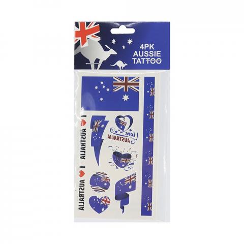 Imagen oficial de Aussie tattoos 4 pack publicada por OECD