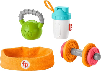 Imagen oficial de Fisher-Price® Baby Biceps gift set – dumbbell toy publicada por OECD 2