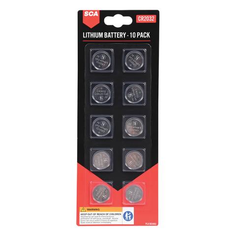 Imagen oficial de SCA lithium battery - 10 Pack CR2032 publicada por OECD