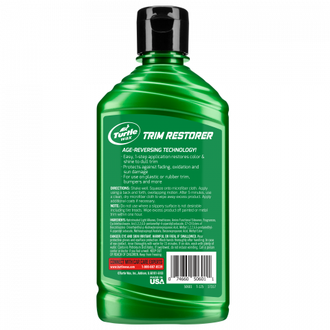 Imagen oficial de Turtle Wax Trim Restorer 296mL publicada por OECD 2