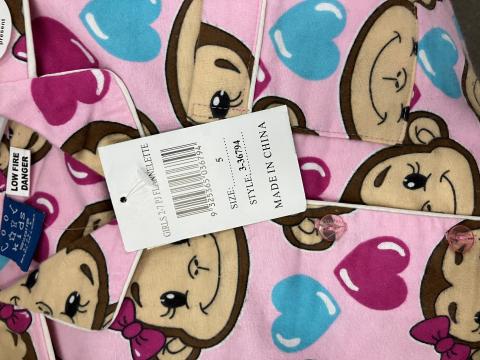 Imagen oficial de Various children’s long-sleeve flannelette pyjama sets publicada por OECD 4