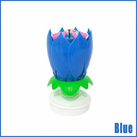Imagen oficial de Blossom lotus flower birthday cake candle publicada por OECD 3